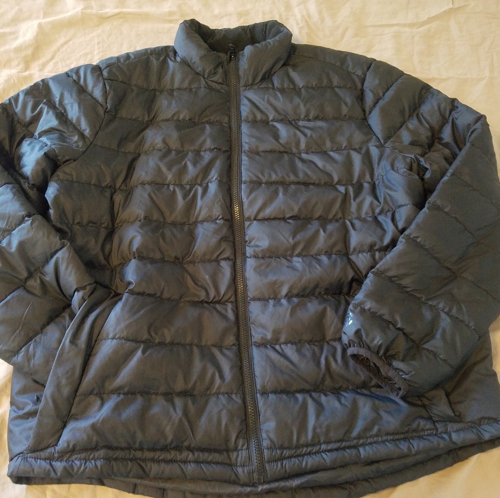 Mens Champion Puffer Jacket Black